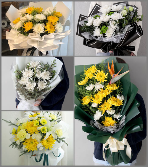 广东汕尾市海丰县梅陇镇梅东村白事花束代送